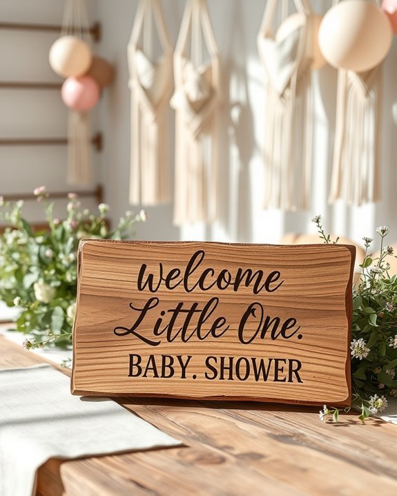 charming rustic wood signs