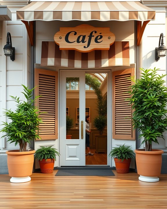 charming signage and lighting