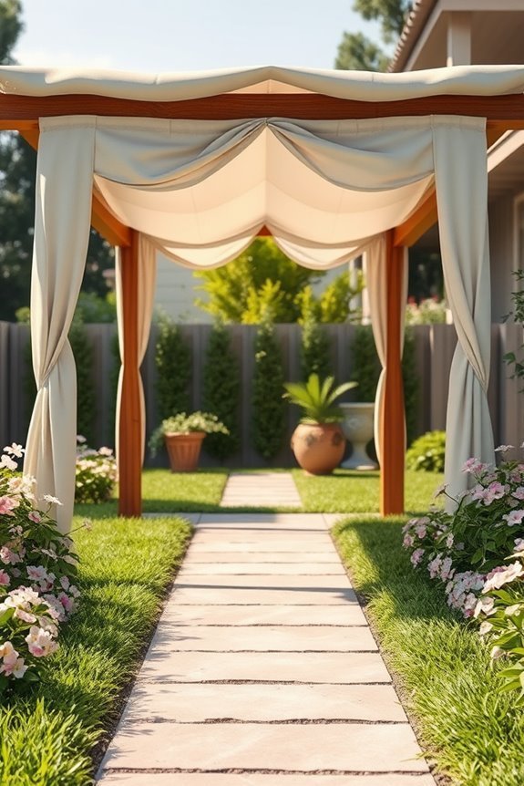 charming stylish backyard canopies
