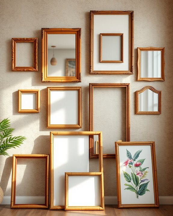 charming vintage bamboo frames