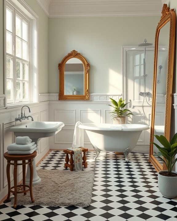 charming vintage bathroom fixtures