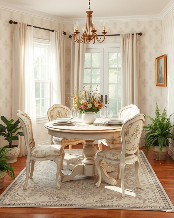 charming vintage dining nook