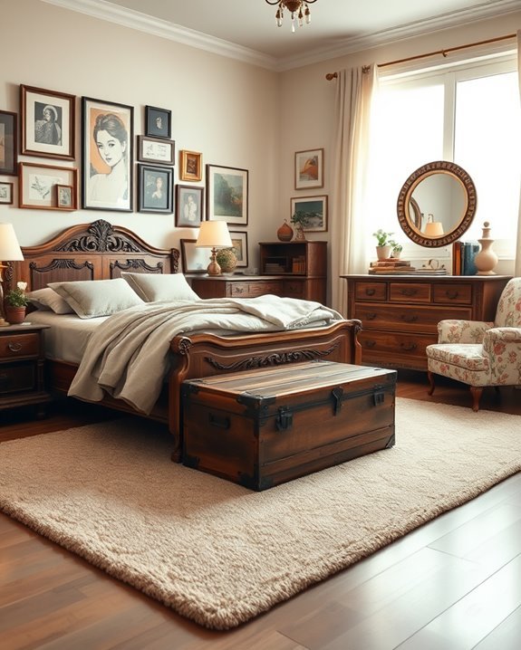 charming vintage furniture mix