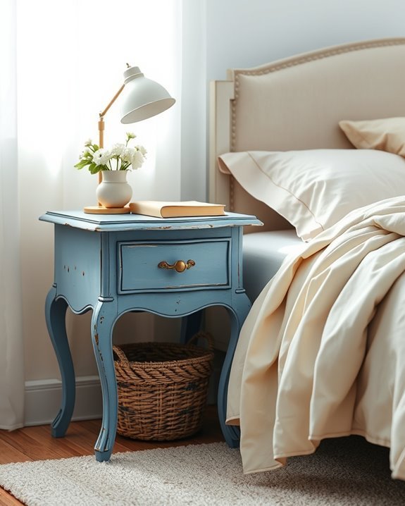charming vintage inspired nightstand design