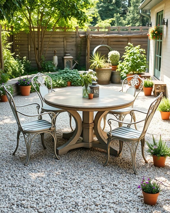 charming vintage patio retreat