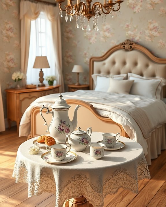 charming vintage tea decor