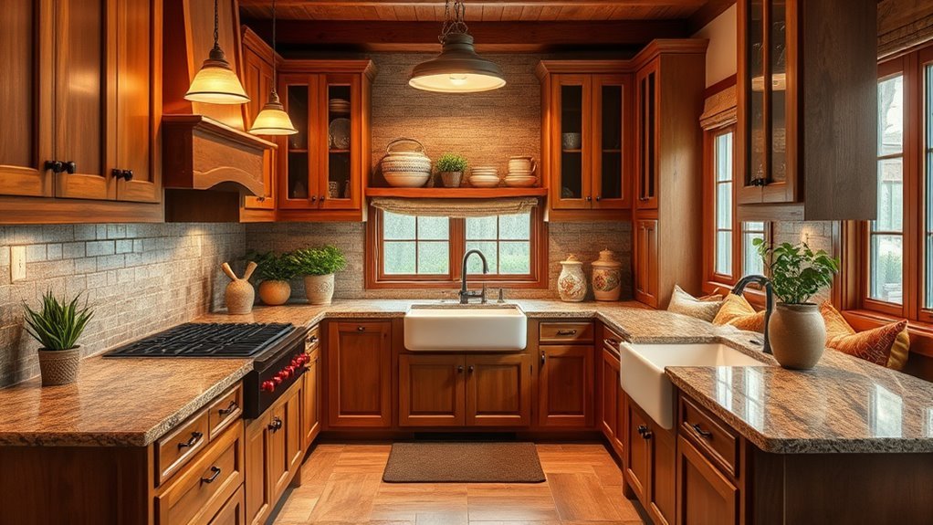charming warm brown decor