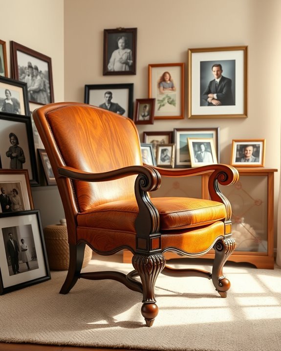cherished family heirlooms displayed