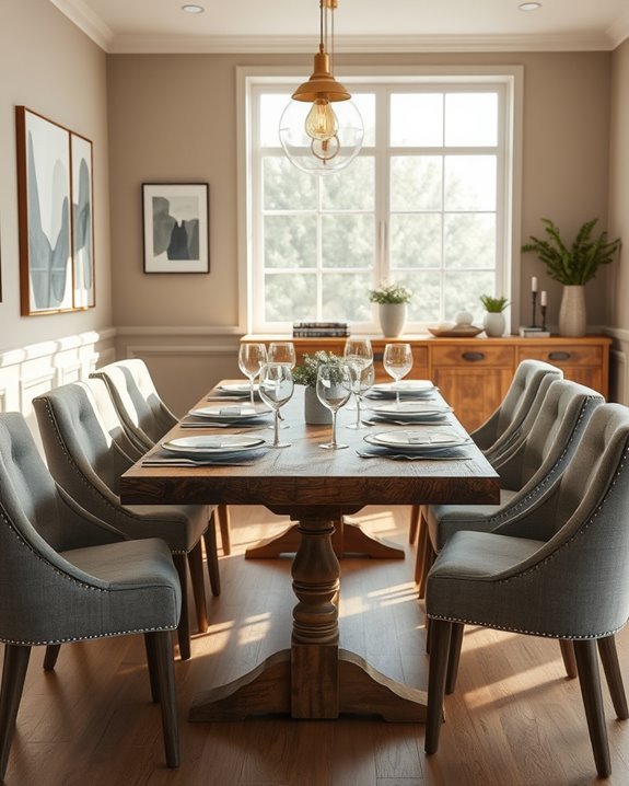 chic bistro dining transformation