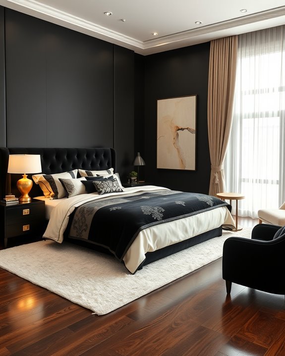 chic black and cream elegance