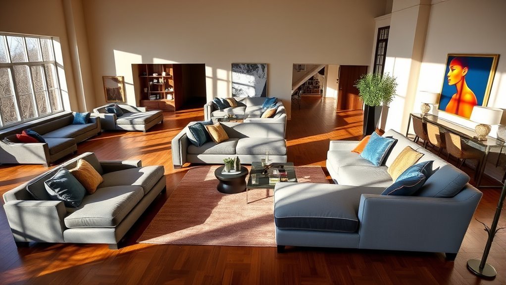 chic chaise lounge arrangements