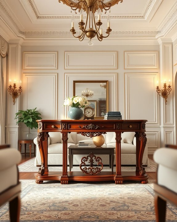 chic console table styles