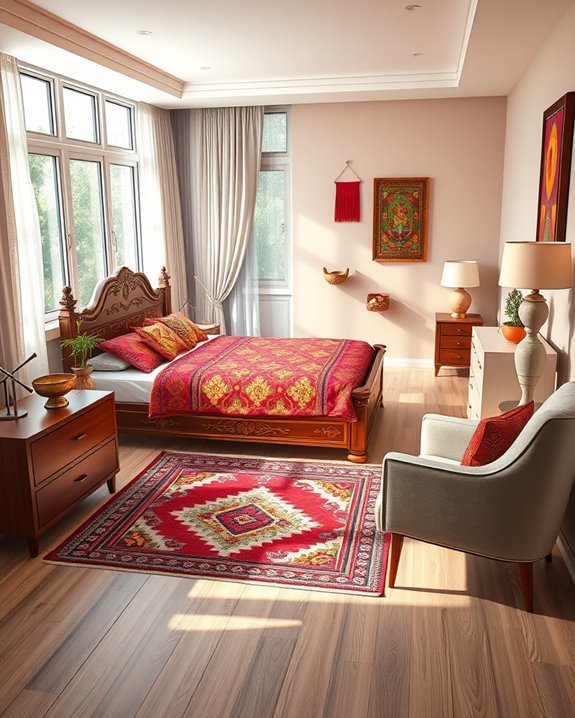 chic contemporary bedroom design