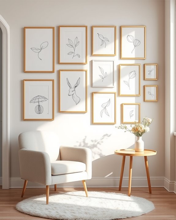 chic framed art transformation