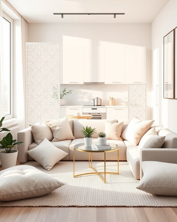 chic modern space dividers