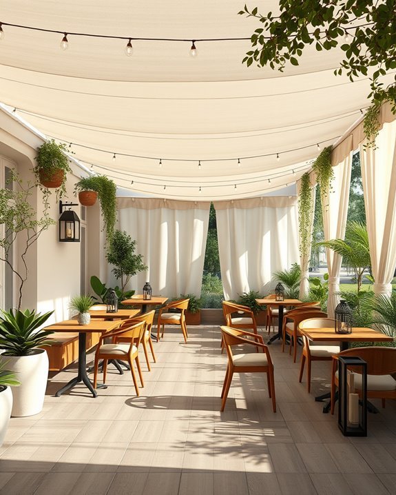 chic outdoor canopy designs