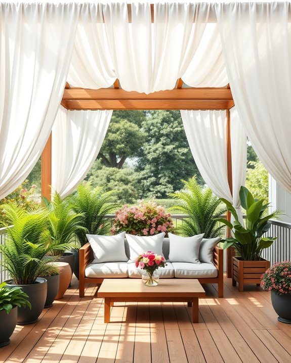 chic outdoor shade structures