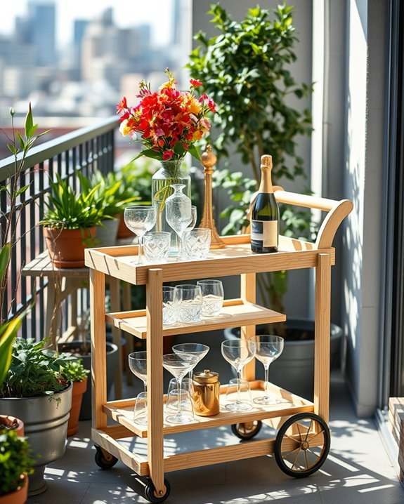 chic portable bar essentials