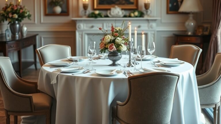 chic round dining table ideas