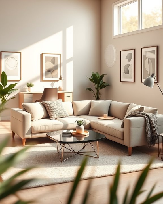 chic stylish home office