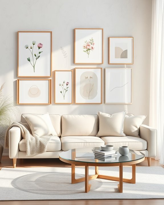 chic wall art combinations