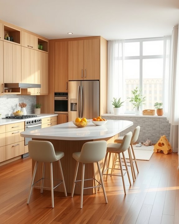 child friendly kitchen design