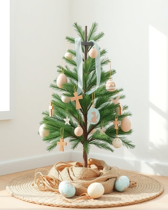 christian easter tree decor