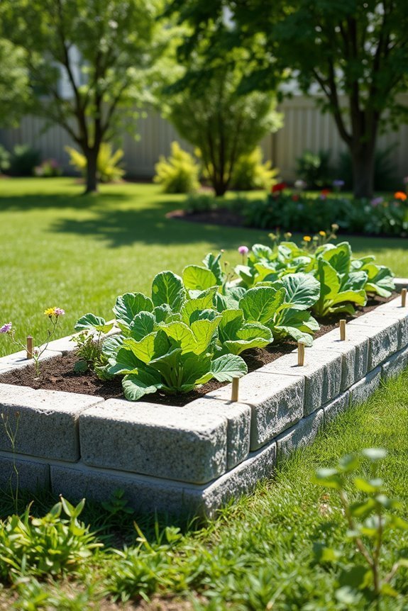 cinder block garden benefits