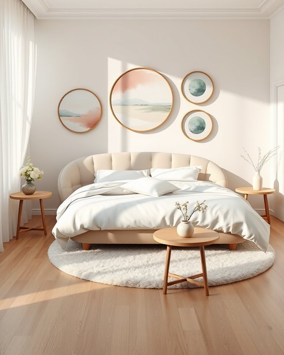 circular frames enhance aesthetics