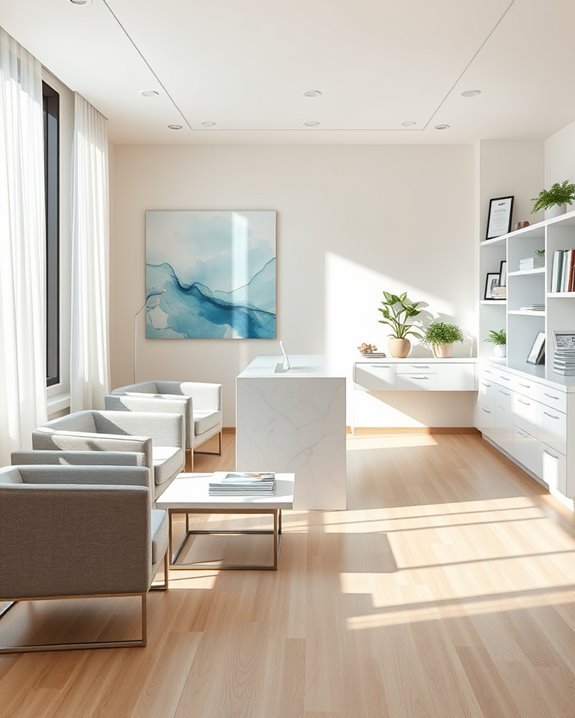 clean design enhances patient comfort