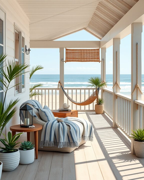 coastal balcony paradise decor