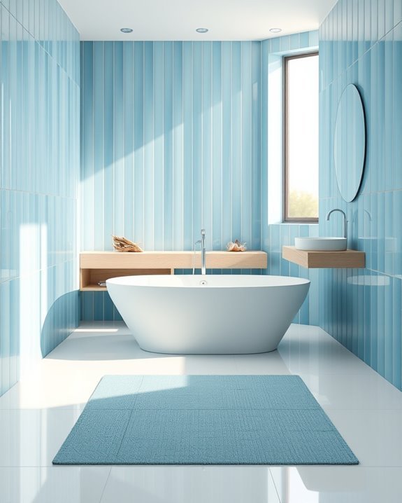 coastal bathroom soft blues
