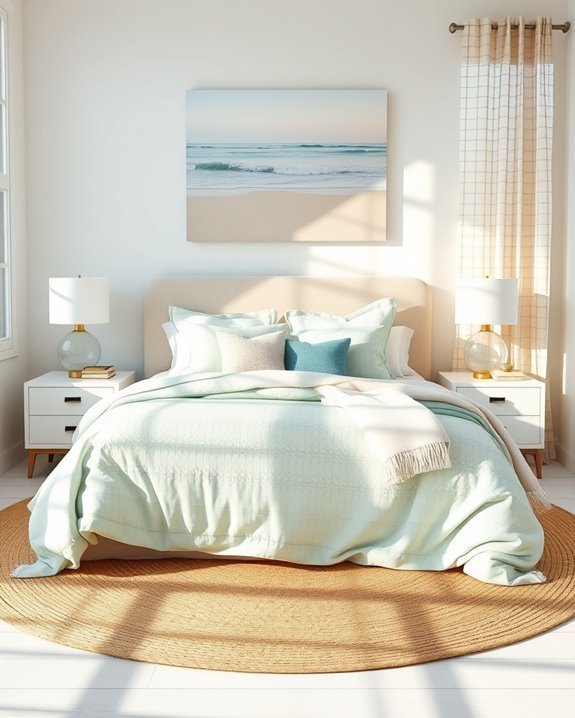 coastal bedding for tranquility