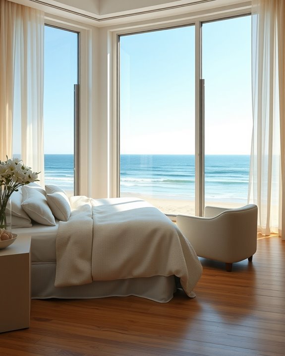 coastal bedroom ocean views