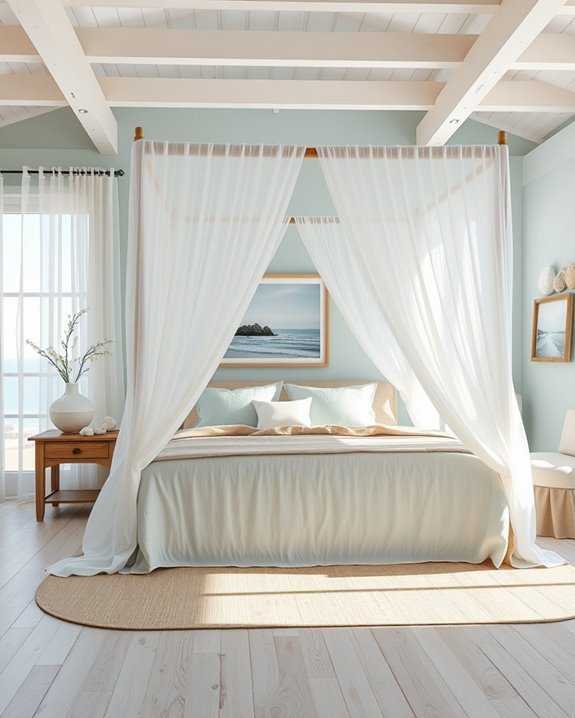 coastal canopy bedroom retreat