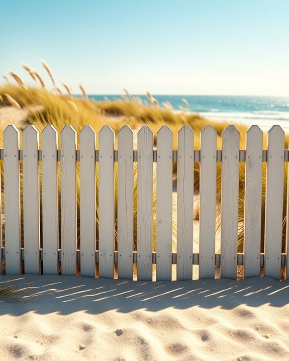coastal charm fence aesthetics