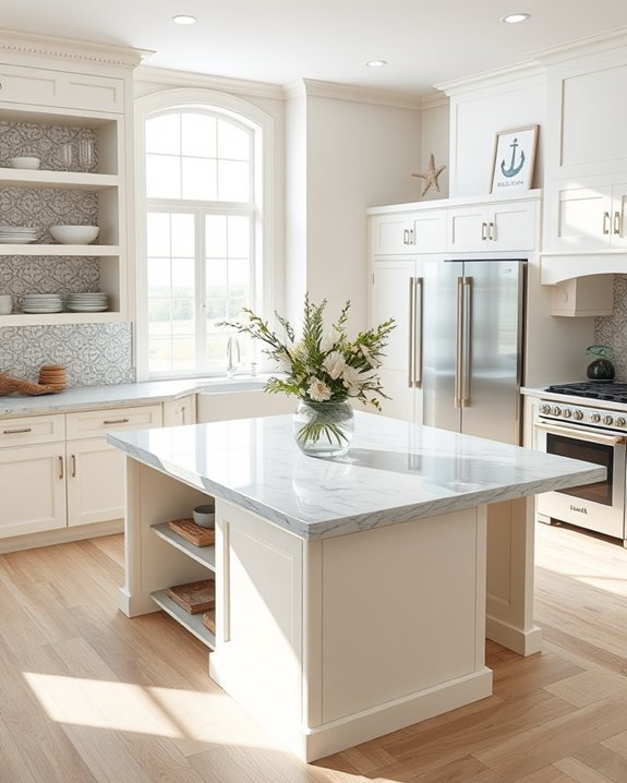coastal charm in kitchens