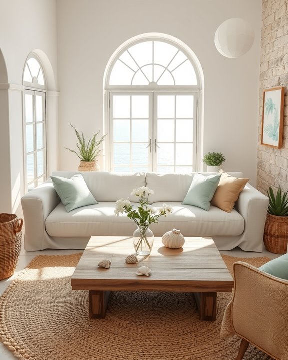coastal charm through decor