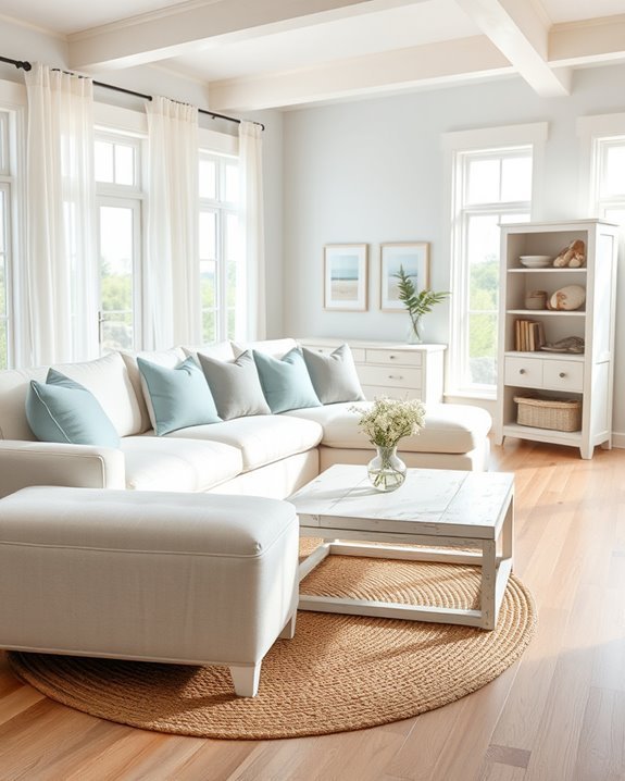 coastal charm whitewashed furniture