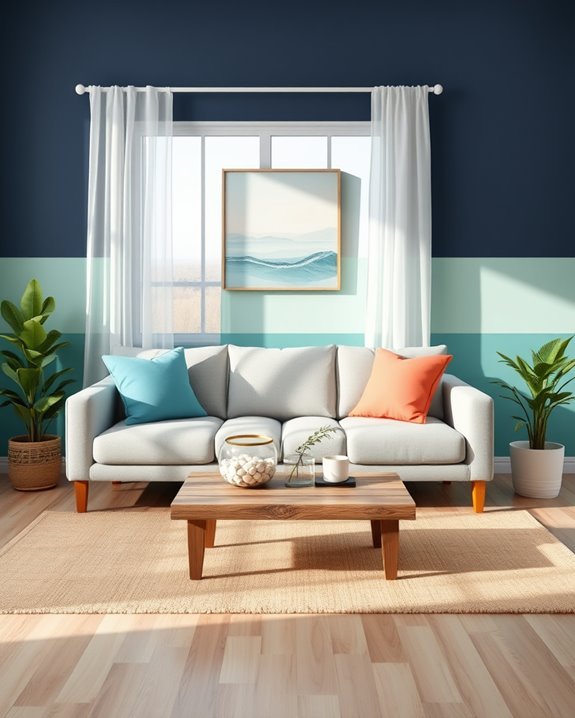 coastal colors for tranquility