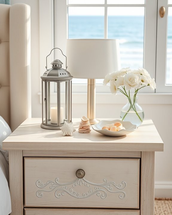 coastal decor with nautical elements