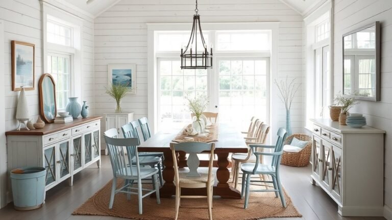 coastal farmhouse dining inspiration