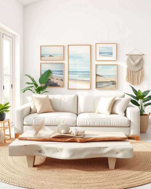 coastal gallery wall charm