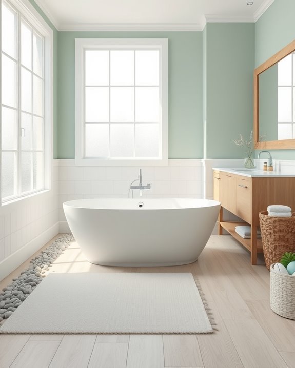 coastal inspired bathroom colors