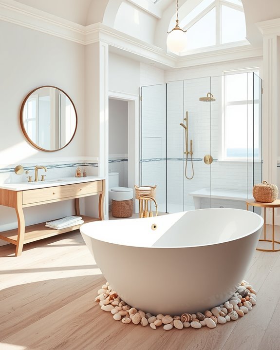 coastal retreat bathroom design