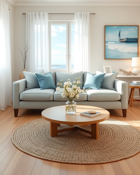 coastal retreat with blue