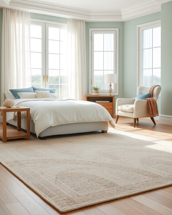 coastal rugs enhance ambiance