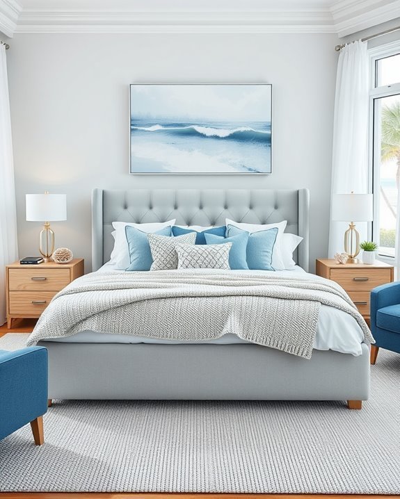 coastal serenity in bedroom