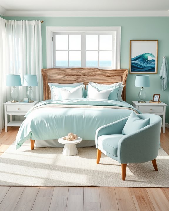 coastal serenity through colors