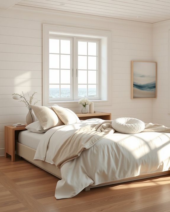 coastal shiplap bedroom retreat